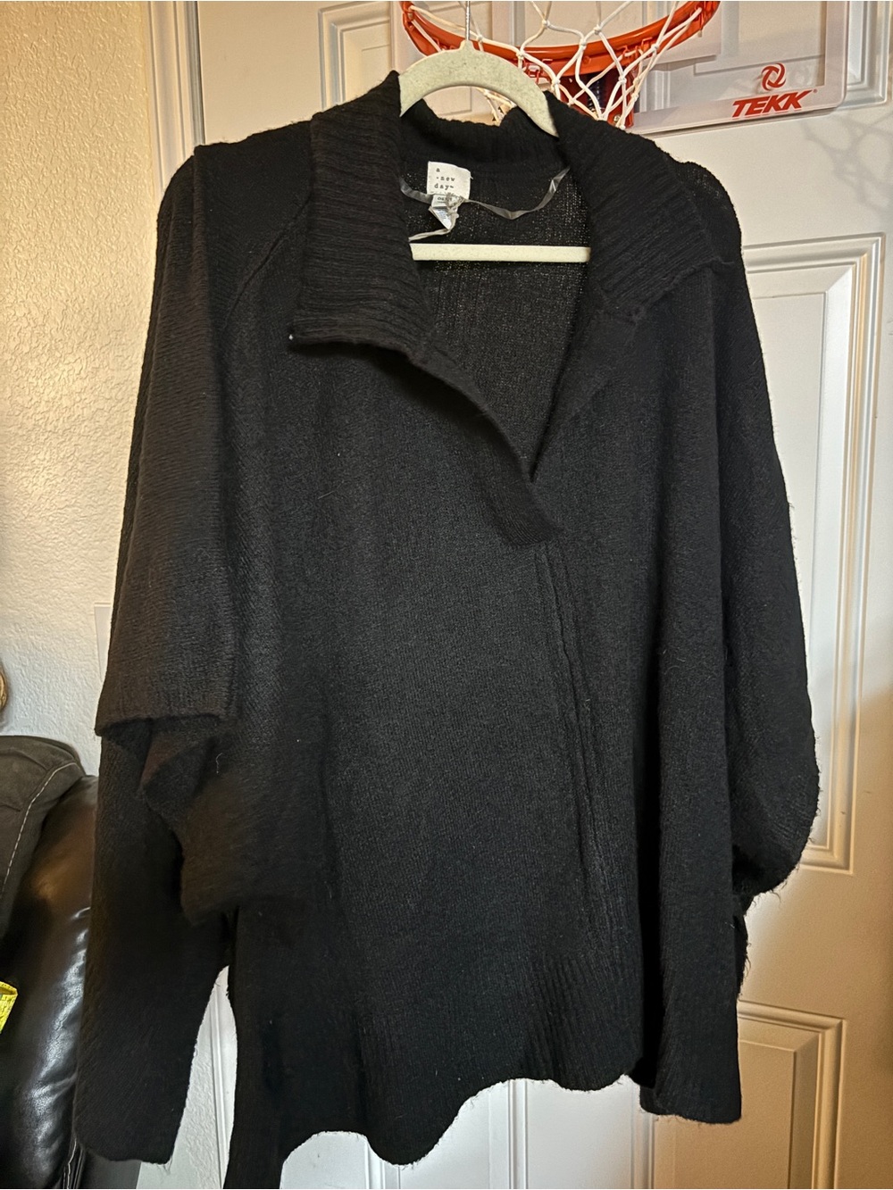 a new day Black Shawl Collar Women's Cardigan Sweater